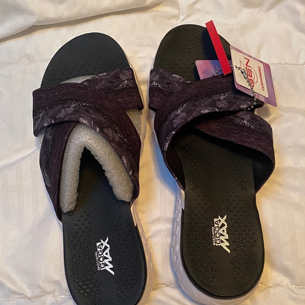 Women's Purple Slide Sandals